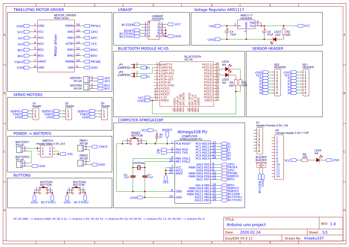 arduino project - EasyEDA open source hardware lab
