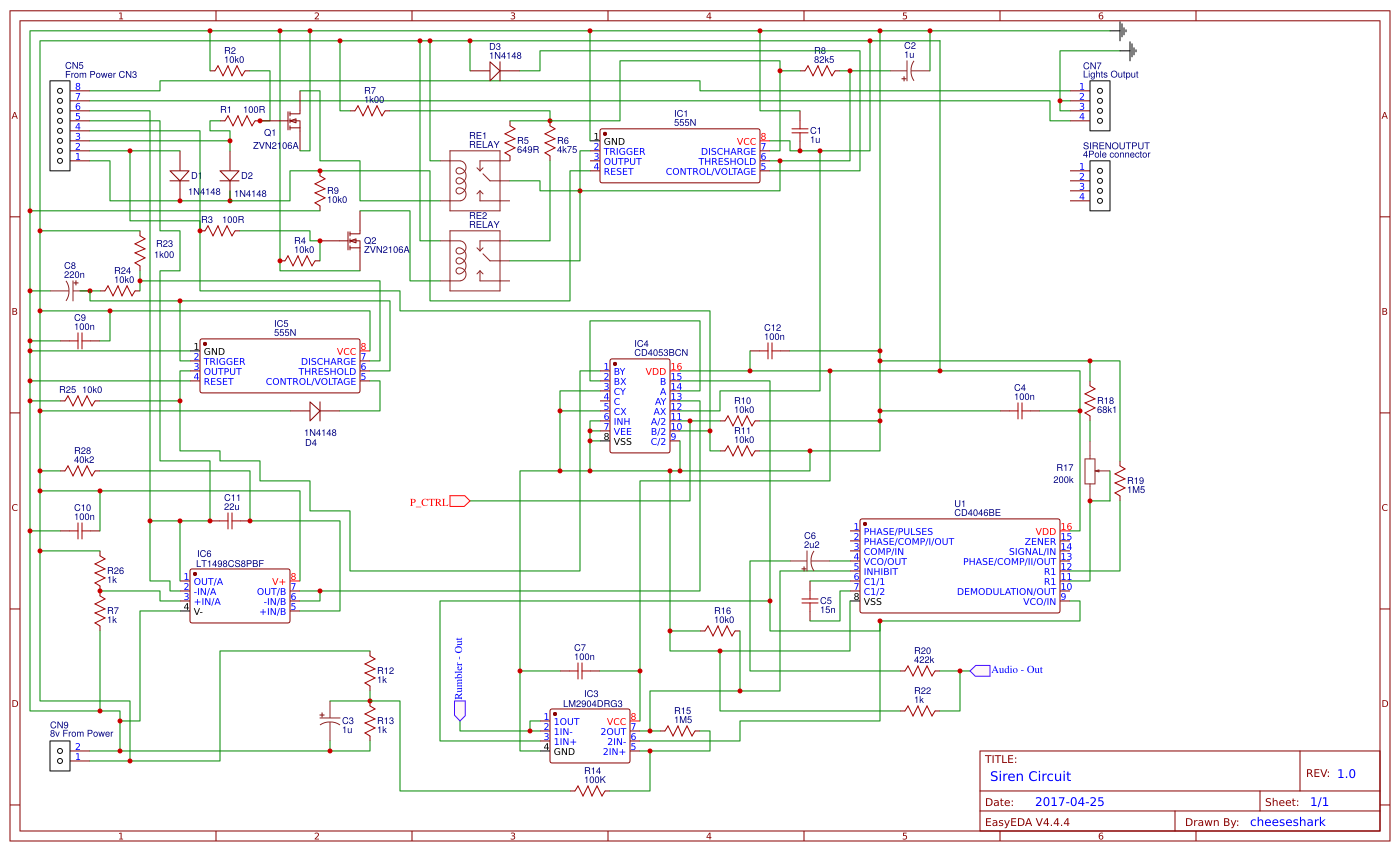 Siren Module - EasyEDA open source hardware lab