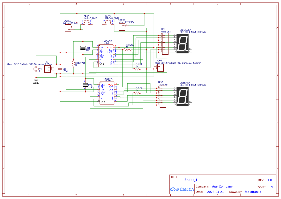 Counter 2 teste - EasyEDA open source hardware lab