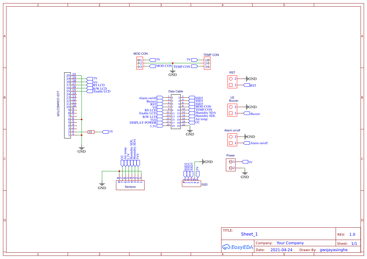 HHOT DISPLAY BOARD - EasyEDA open source hardware lab