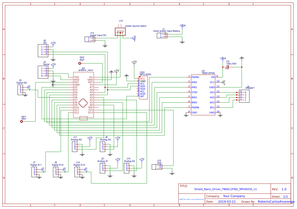 AmBolt Arduino Self-Balancing Matrix Zero - OSHWLab