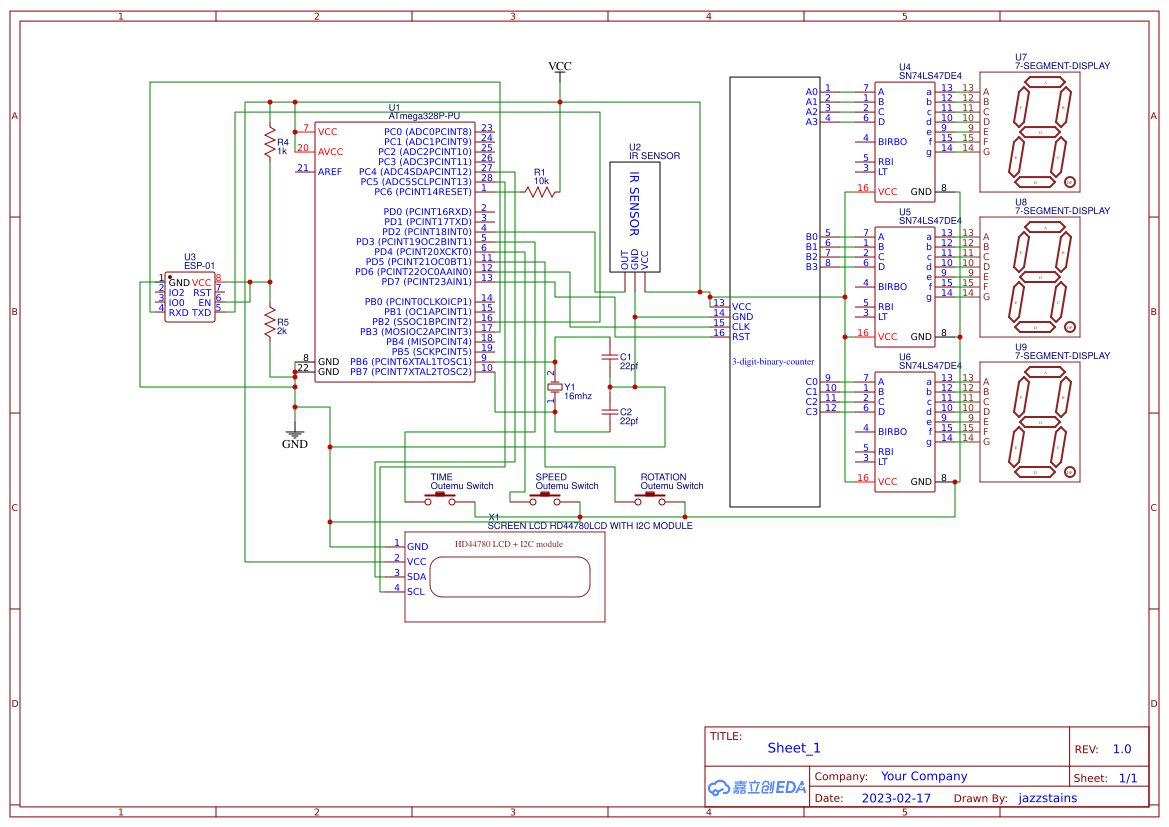 exercise wheel - EasyEDA open source hardware lab