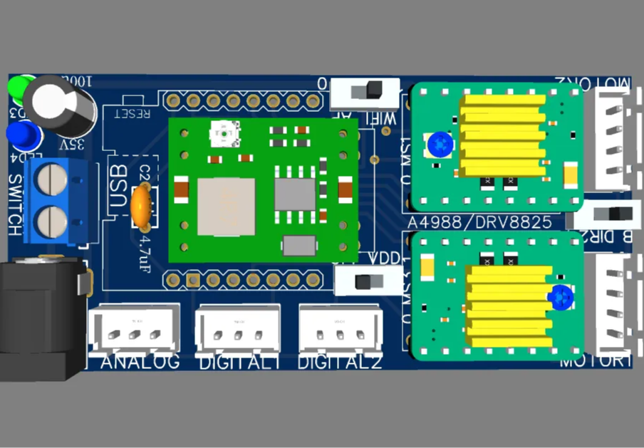 2motors - EasyEDA open source hardware lab