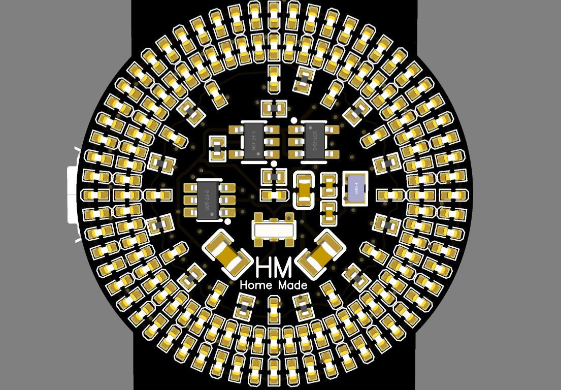 STM32 Led Clock - EasyEDA open source hardware lab