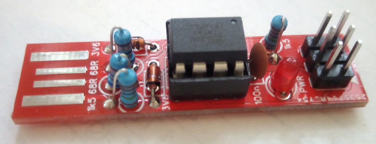 IMG_20200429_...
Simple USB ISP programmer for Atmel AVR microcontrollers. More information can be found at https://dicks.home.xs4all.nl/avr/usbtiny/. Windows users may need to install a driver: https://learn.adafruit.com/usbtinyisp/drivers. Of course this is not necessary for linux and mac users.
![IMG_20190817_152833_x.jpg