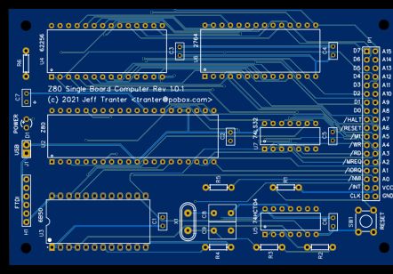 Z80 Single Board Computer - OSHWLab