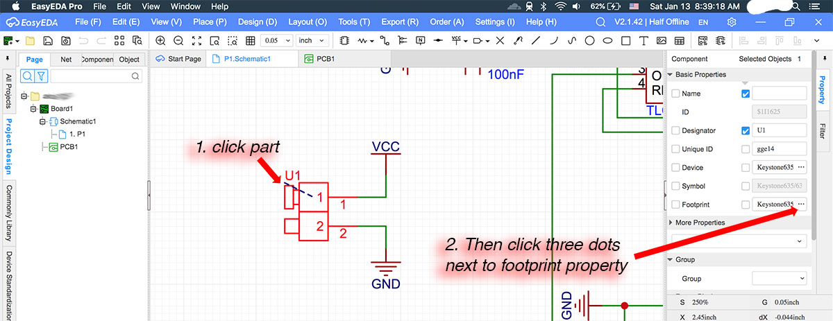 steps 1 and 2