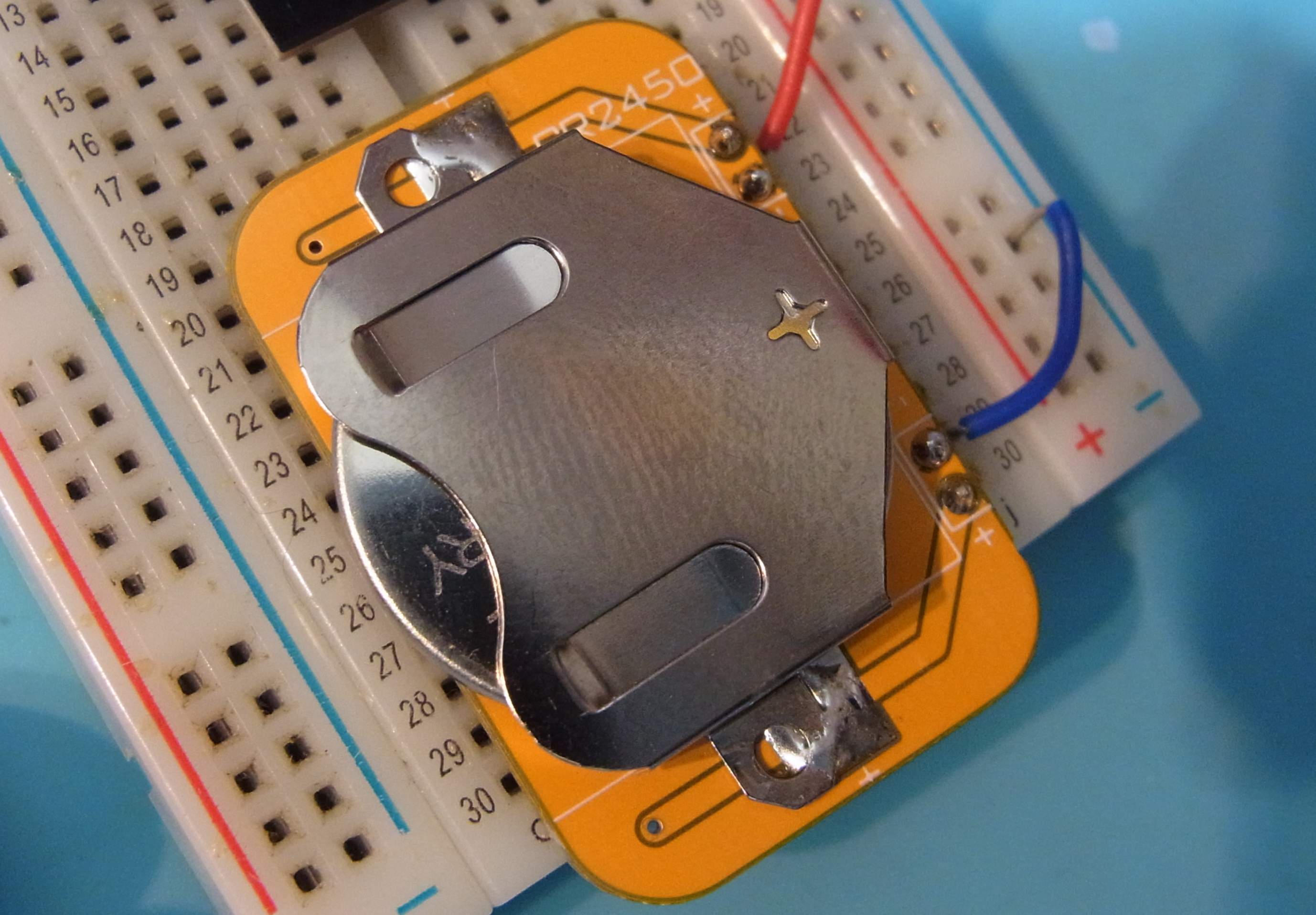 Coin Battery Holder For CR2450 | Makers Electronics
